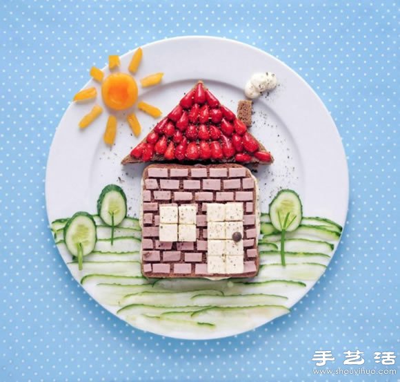 一组很可爱的食物摆盘创意DIY -  www.shouyihuo.com