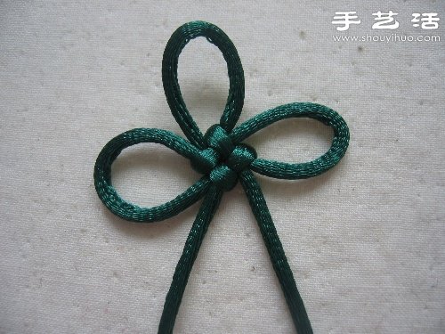 酢浆草结的编法 三耳酢浆草结的编法 -  www.shouyihuo.com