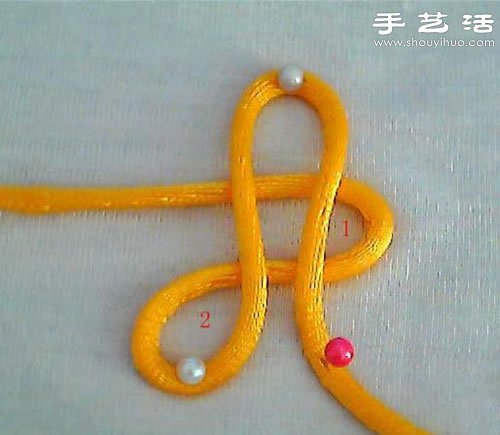 攀缘结怎么编 攀缘结的编法图解 -  www.shouyihuo.com