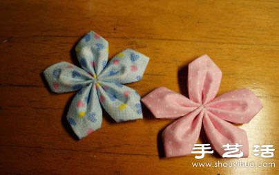 不织布手工制作花朵装饰图解教程 -  www.shouyihuo.com