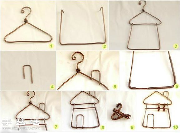 利用铜线DIY制作挂钥匙的小挂钩 -  www.shouyihuo.com