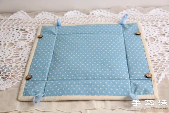 小清新风格布艺收纳盒手工制作教程 -  www.shouyihuo.com