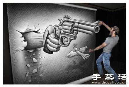 超震撼的3D立体素描作品 -  www.shouyihuo.com