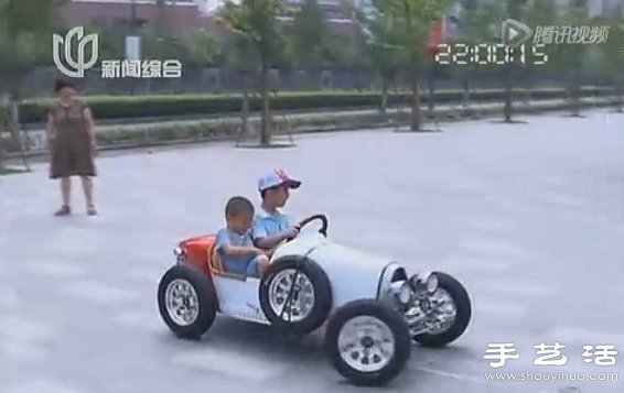汽车工程师老爸给儿子亲手制作布加迪跑车 -  www.shouyihuo.com