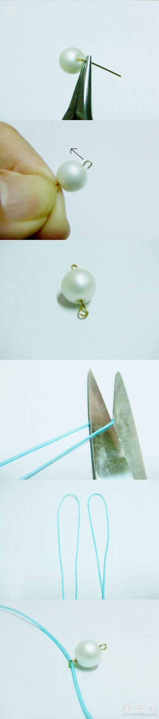 简单易学的小清新手链手工制作教程 -  www.shouyihuo.com