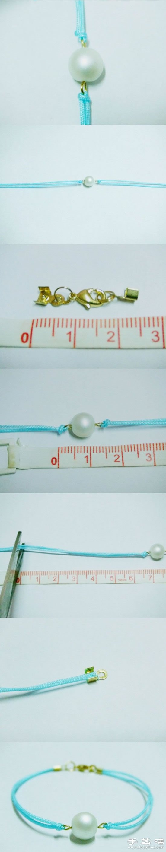 简单易学的小清新手链手工制作教程 -  www.shouyihuo.com