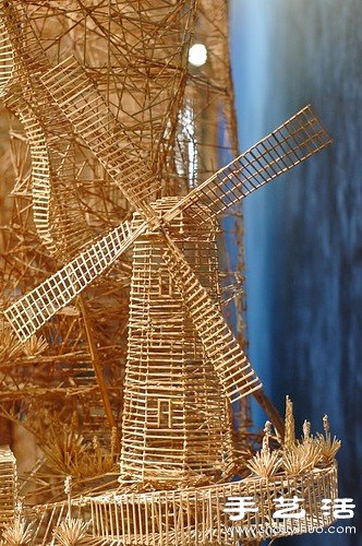 35年10万根牙签纯手工制作旧金山街景模型 -  www.shouyihuo.com