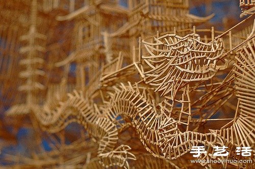 35年10万根牙签纯手工制作旧金山街景模型 -  www.shouyihuo.com