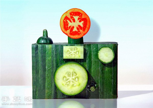 常见水果蔬菜DIY的创意摆盘作品 -  www.shouyihuo.com