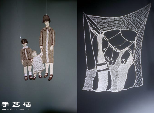 Dorie Millerson的手工编织雕塑作品欣赏 -  www.shouyihuo.com