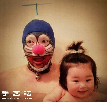 父女亲子照，这个老爸实在太拼了！ -  www.shouyihuo.com