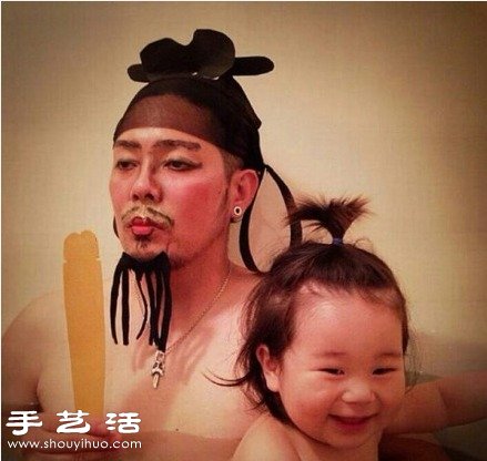 父女亲子照，这个老爸实在太拼了！ -  www.shouyihuo.com