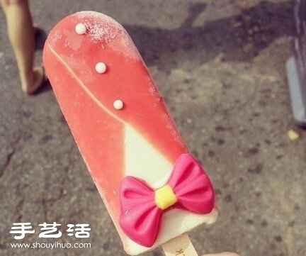 DIY萌萌哒卡通图案冰棍雪糕 -  www.shouyihuo.com