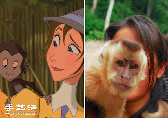 动画场景真人版 人类和动物们的搞怪自拍照 -  www.shouyihuo.com