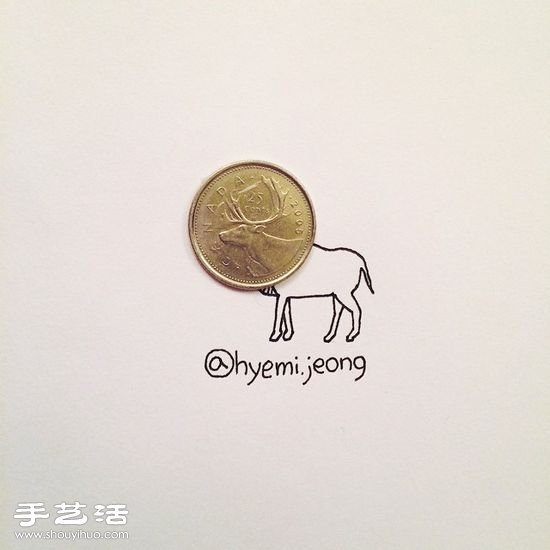 韩国插画师Hyemi Jeong的创意简笔画 - www.shouyihuo.com