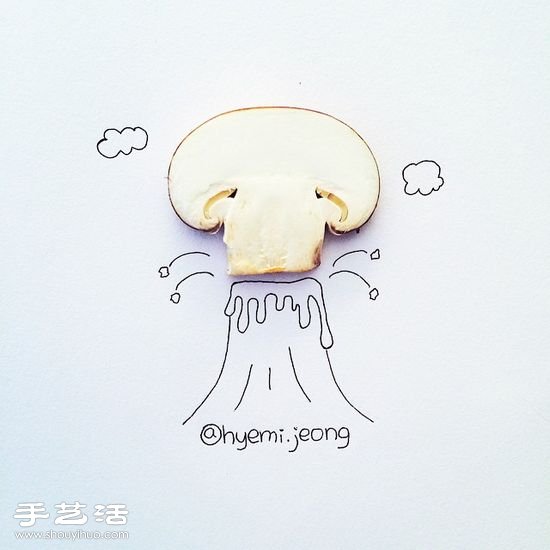 韩国插画师Hyemi Jeong的创意简笔画 - www.shouyihuo.com