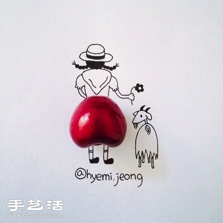 韩国插画师Hyemi Jeong的创意简笔画(续) - www.shouyihuo.com