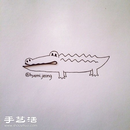 韩国插画师Hyemi Jeong的创意简笔画(续) - www.shouyihuo.com