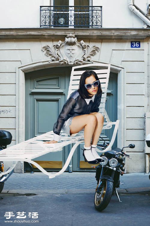 MAISON KITSUNÉ 2015 春夏女装设计穿搭 -  www.shouyihuo.com
