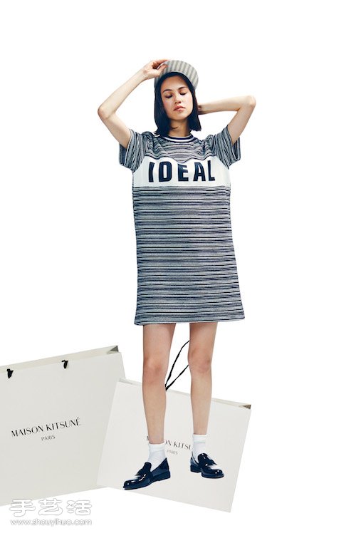 MAISON KITSUNÉ 2015 春夏女装设计穿搭 -  www.shouyihuo.com