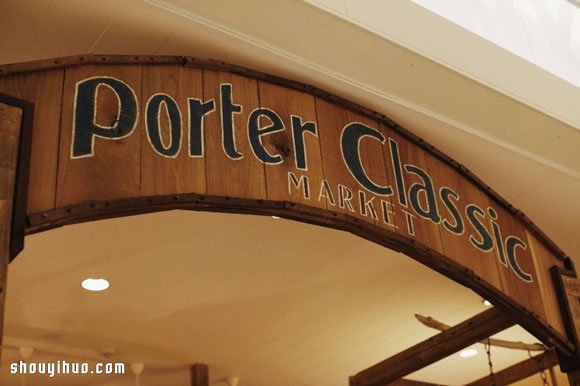日本Porter Classic复古风服饰店布置设计 -  www.shouyihuo.com