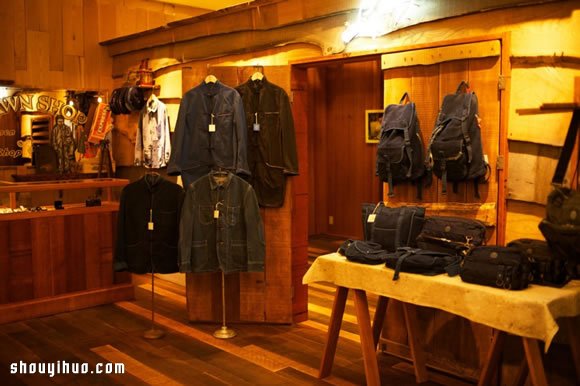 日本Porter Classic复古风服饰店布置设计 -  www.shouyihuo.com