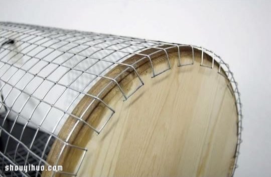 圆筒造型洗衣筐收纳筐DIY手工制作图解教程 -  www.shouyihuo.com