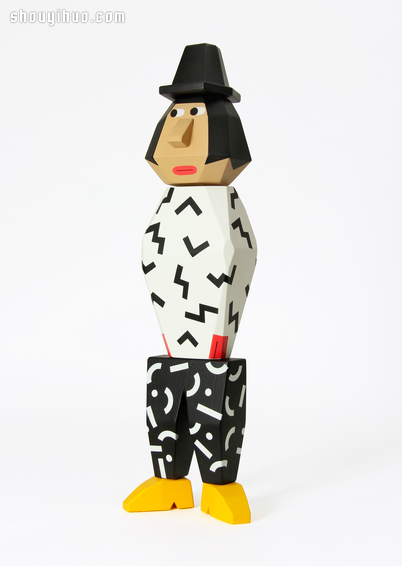 People Blocks 2 木玩偶雕塑作品欣赏 -  www.shouyihuo.com