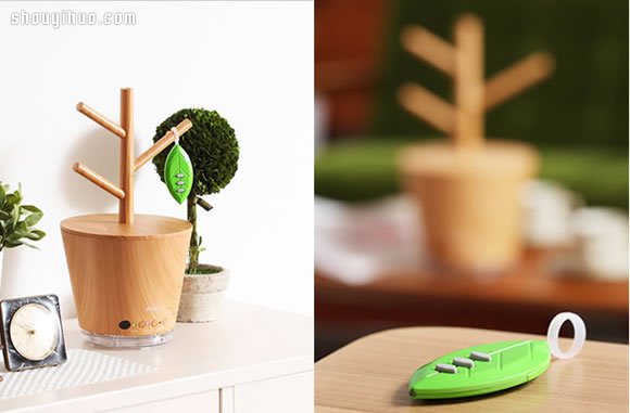 北欧简约风格树木造型加湿器设计 -  www.shouyihuo.com