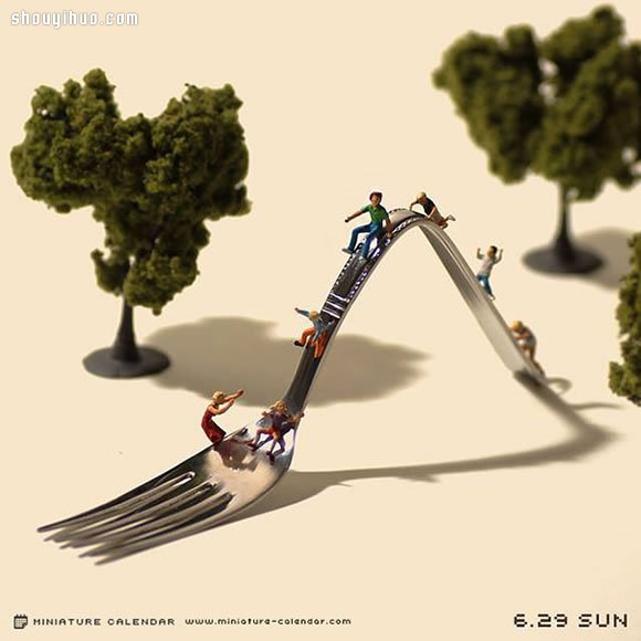 利用生活小物 创意DIY美好的微缩摄影 -  www.shouyihuo.com