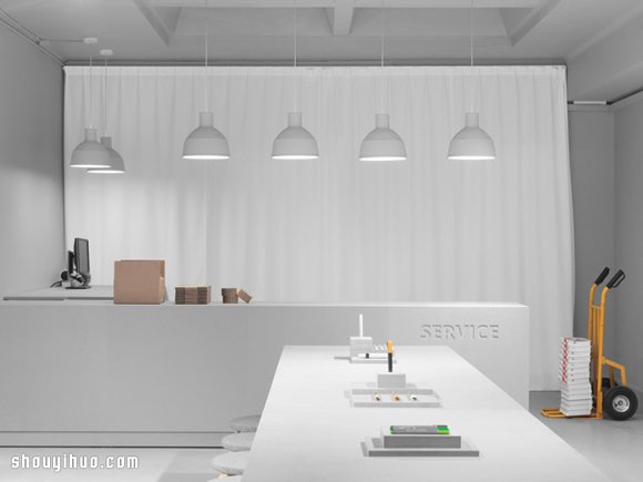瑞典极简风超酷文具店装修布置设计 -  www.shouyihuo.com