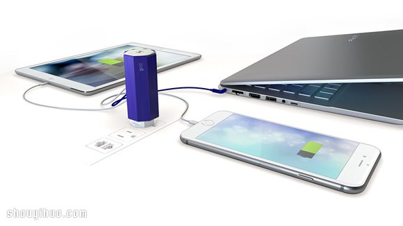 Zolt全方位充电器 轻松搞定所有电子产品! -  www.shouyihuo.com