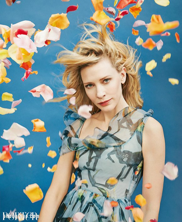 Cate Blanchett登杂志封面 捎来春天的气息 -  www.shouyihuo.com