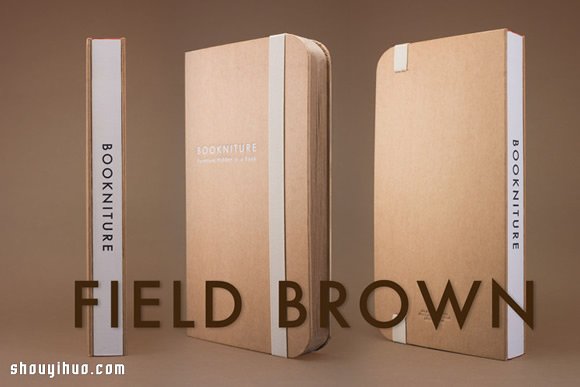 Bookniture 伪装成精装书的折叠式小圆桌 -  www.shouyihuo.com
