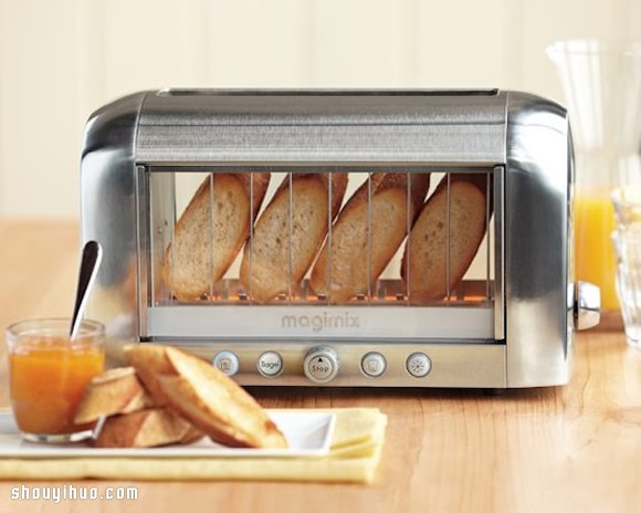 Vision Toaster 美观实用的透明烤面包机 -  www.shouyihuo.com