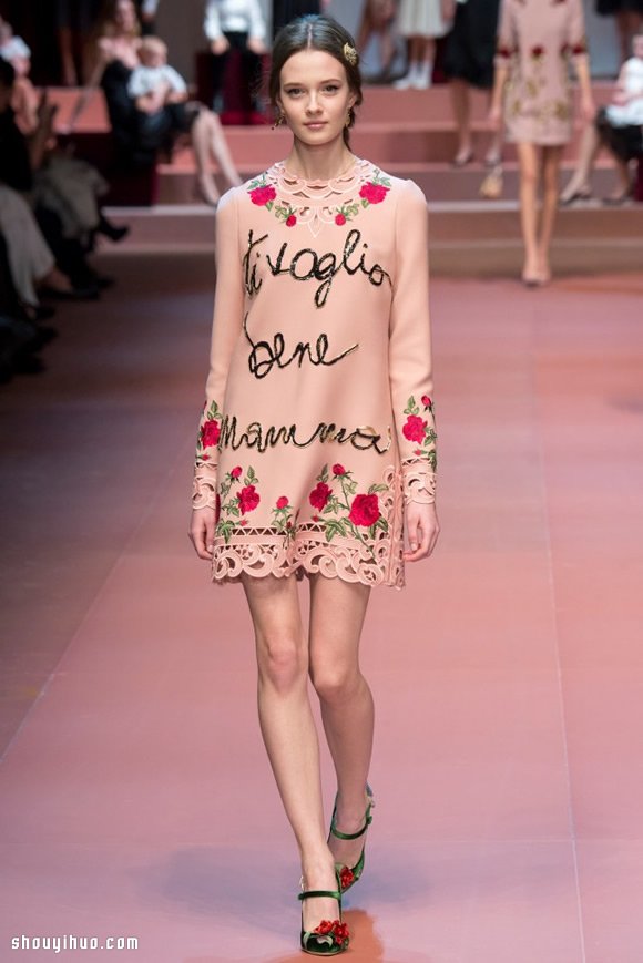 Dolce & Gabbana 2015秋冬时装之母爱颂歌 -  www.shouyihuo.com