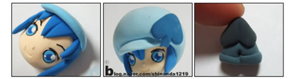 三款卡通小女孩粘土手办手工制作图解教程 -  www.shouyihuo.com