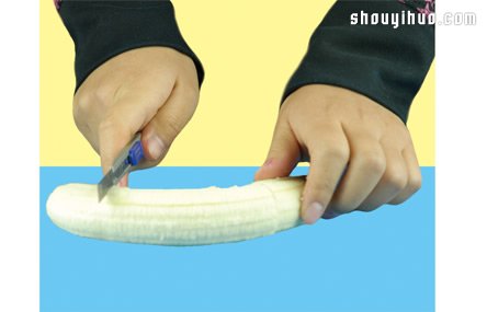 化学小实验：手工制作有趣的香蕉薯片蜡烛 -  www.shouyihuo.com