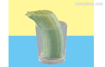 化学小实验：手工制作有趣的香蕉薯片蜡烛 -  www.shouyihuo.com