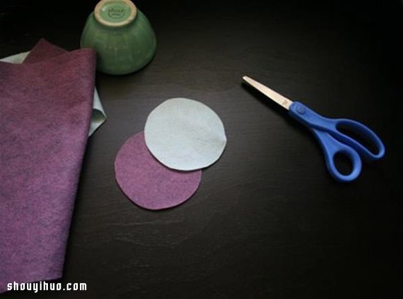 布艺风车手工制作 不织布风车玩具的做法 -  www.shouyihuo.com