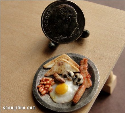 超迷你超精致的软陶粘土美食模型 -  www.shouyihuo.com