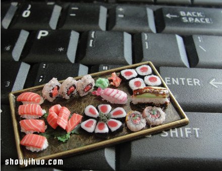 超迷你超精致的软陶粘土美食模型 -  www.shouyihuo.com