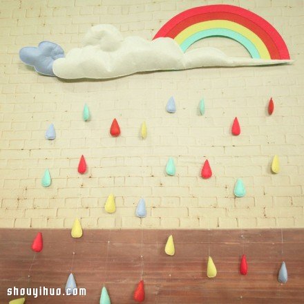 超萌的不织布风铃小饰品 小宝宝们肯定喜欢 -  www.shouyihuo.com