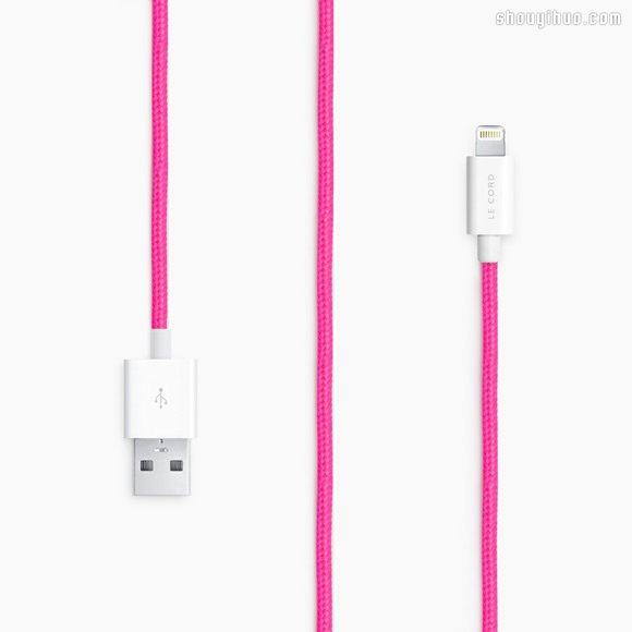 iPhone充电器救星：Le Cord软线充电器 -  www.shouyihuo.com