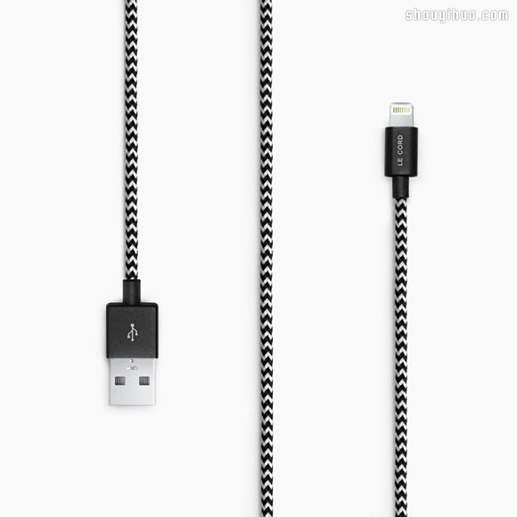 iPhone充电器救星：Le Cord软线充电器 -  www.shouyihuo.com