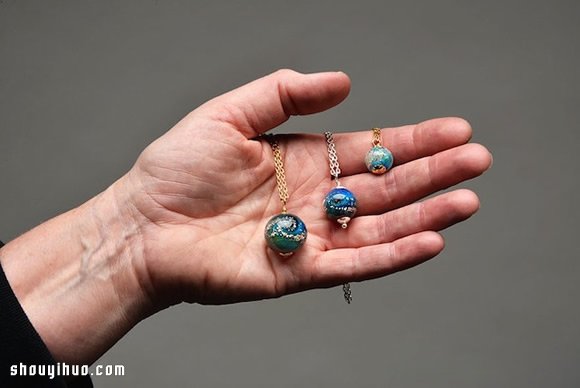 手工骨灰玻璃珠 让逝去的爱人永远陪伴你 -  www.shouyihuo.com