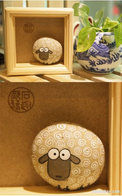一组漂亮手工石绘DIY 让你从此迷上石头！ -  www.shouyihuo.com