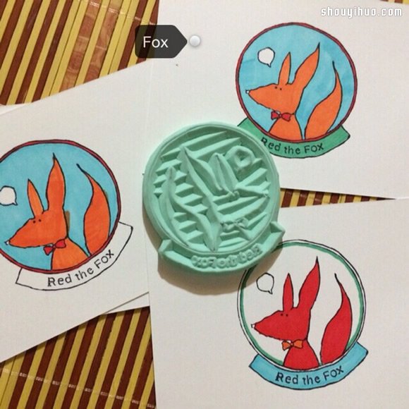 一组好玩的橡皮章作品 各种图案都有啦~ -  www.shouyihuo.com