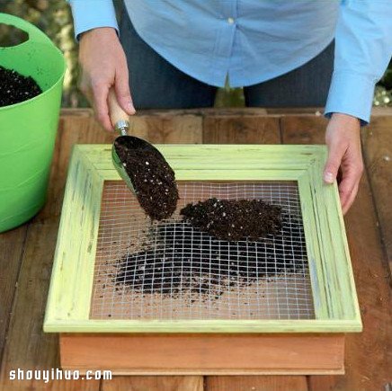 个性多肉植物装饰画DIY手工制作图解教程 -  www.shouyihuo.com