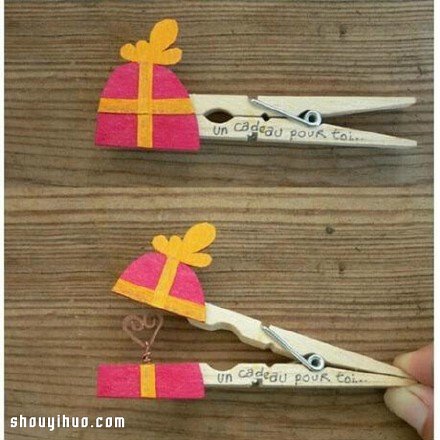 卡纸+木夹子 自制好玩的幼儿玩具图解教程 -  www.shouyihuo.com